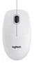 Logitech B100 Ratón Óptico USB Blanco