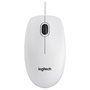 Logitech B100 Ratón Óptico USB Blanco