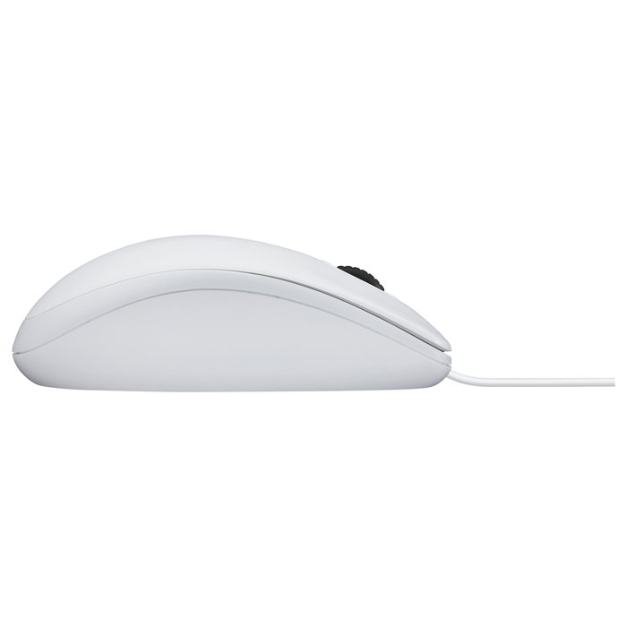 Logitech B100 Ratón Óptico USB Blanco