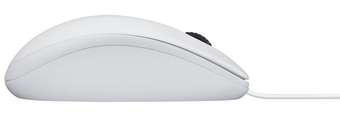 Logitech Ratón Óptico B100 USB Tipo A, Blanco
