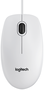 Logitech B100 Ratón Óptico USB Blanco