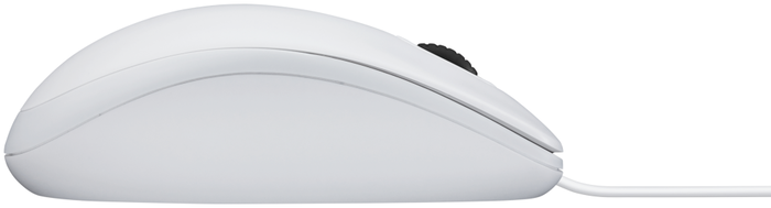 Logitech B100 Ratón Óptico USB Blanco