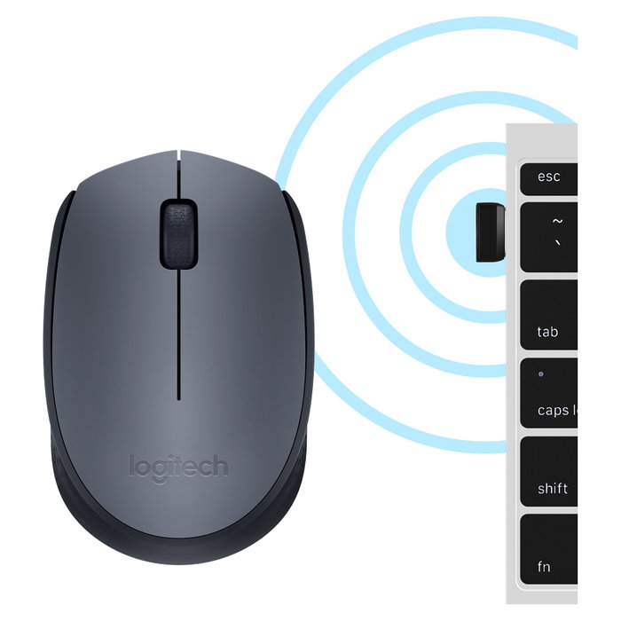 Logitech M170 Ratón Inalámbrico Gris Logitech M170 Ratón Inalámbrico Gris