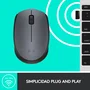 Logitech M170 Ratón Inalámbrico Gris