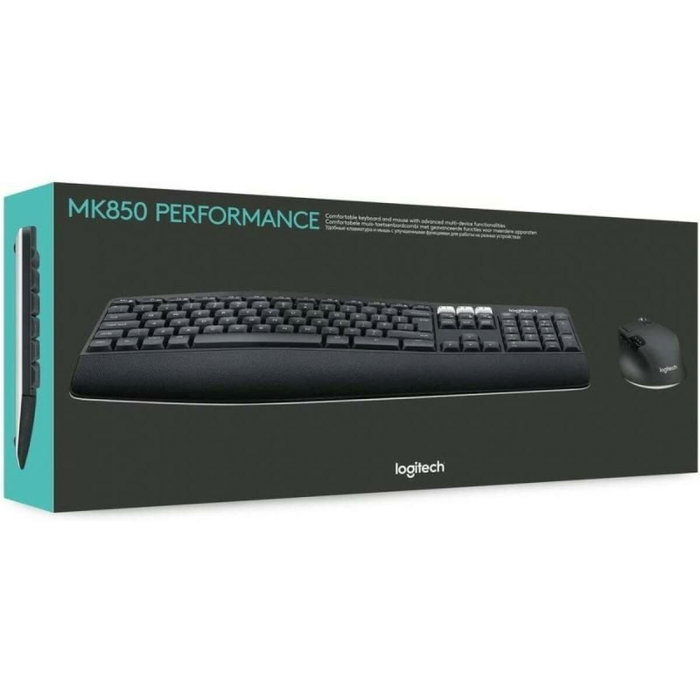 Logitech MK850 Performance Combo Teclado y Ratón Inalámbrico Negro QWERTY Español