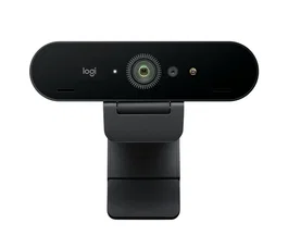 Logitech BRIO Ultra HD Pro Webcam 4K 90° - Cámara Web 13 MP, Zoom Digital 5x, Enfoque Automático, Windows Hello, USB (Negro) - Ref. 960-001106