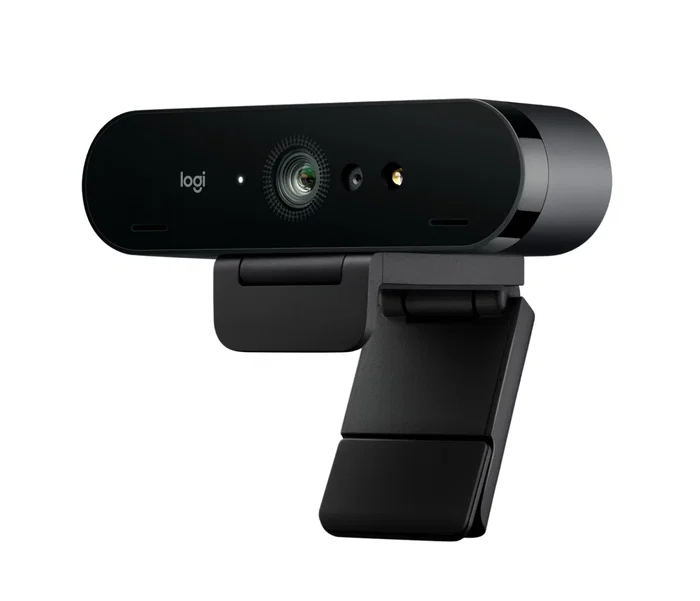 Logitech BRIO Ultra HD Pro Webcam 4K 90° - Cámara Web 13 MP, Zoom Digital 5x, Enfoque Automático, Windows Hello, USB (Negro) - Ref. 960-001106