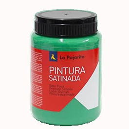 La Pajarita Témpera Escolar Bote de 375 mL Satinada Verde Vivo L-17