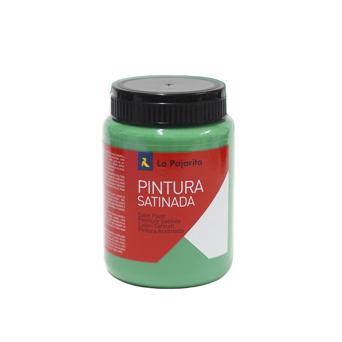 La Pajarita Témpera Escolar Satinada Verde Vivo 375ml L-17