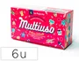 La Pajarita Kit de Témpera Escolar de 35 ml con Pincel, 6 Colores Surtidos