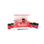 La Pajarita Kit de Témpera Escolar de 35 ml con Pincel, 6 Colores Surtidos