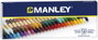Manley Estuche de 50 Ceras Blandas de Colores Surtidos