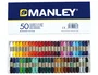 Manley Estuche de 50 Ceras Blandas de Colores Surtidos