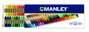 Manley Estuche de 50 Ceras Blandas de Colores Surtidos