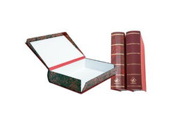 Caja Con Forma De Libro Fº Marron