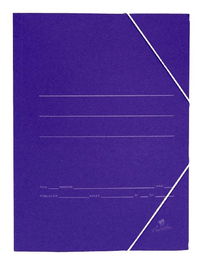 Mariola Carpeta Cartón Sencilla 500 gr Folio Azul Mate -20U-