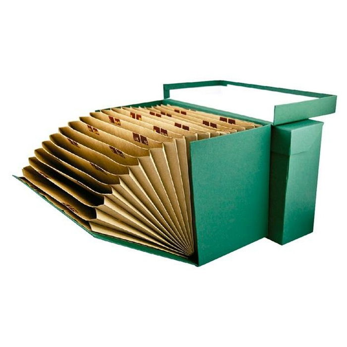 Mariola Caja de Transferencia Folio Verde con Clasificador A-Z/1-31