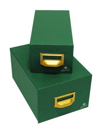 Mariola Fichero Cartón Forrado Geltex 500 Fichas De 250x190 Verde