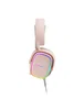 Mars Gaming MHAX Auriculares Gaming Alámbricos Over-Ear RGB Rosa con Micrófono Extraíble - Compatibles con PC, PS4, PS5, Xbox, Nintendo Switch, Smartphone