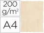 Michel Pergamino Troquelado Beige A4 200gr Pack de 25
