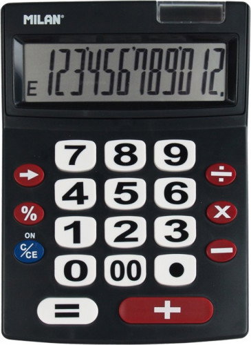 Milan Calculadora Extra-Grande 12 Dígitos Dual Milan Calculadora Extra-Grande 12 Dígitos Dual