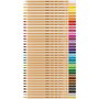 MILAN Lápices de Colores Hexagonal Mina Gruesa 3,5 mm Caja Metálica de 36