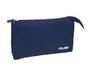 Milan Bolso Escolar Portatodo 1918 Collection 3 Cremalleras 5 Compartimentos Azul Marino 22x12x4 cm