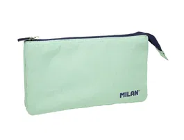 Milan Bolso Escolar Portatodo 1918 Collection Verde 22x12x4 cm