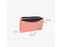 Milan Estuche portatodo 1918 Collection rosa con 3 cremalleras y 5 compartimentos