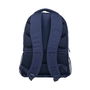 Milán Mochila Escolar Serie 1918 25 L Azul Marino con 4 Cremalleras, Compartimento Portátil y Tejido Resistente