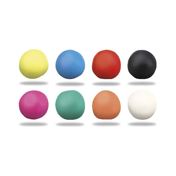 Milán Kit de Pasta Blanda Soft Dough con Abecedario y 8 Botes de Colores