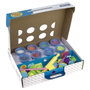 Milán Kit de Pasta Blanda Soft Dough con Abecedario y 8 Botes de Colores