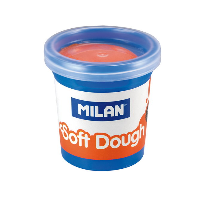 Milán Kit de Pasta Blanda Soft Dough con Abecedario y 8 Botes de Colores