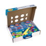 Milán Kit de Pasta Blanda Soft Dough con Abecedario y 8 Botes de Colores