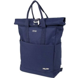Milan Mochila Urbana Serie 1918 con Cierre Enrollable 10 L Azul Marino