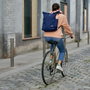 Milan Mochila Urbana Serie 1918 con Cierre Enrollable 10 L Azul Marino