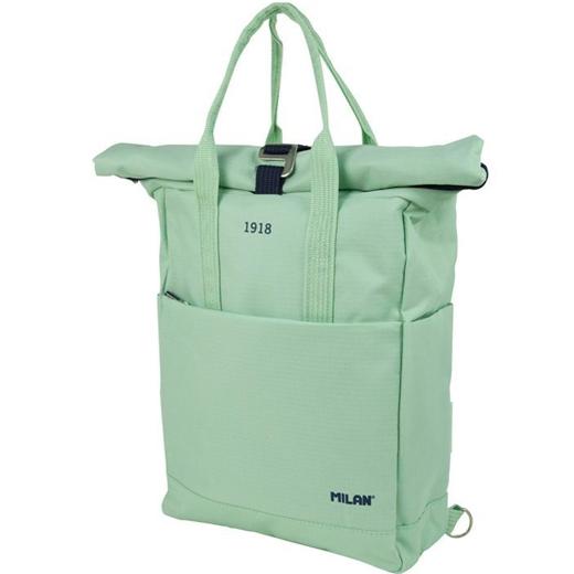 Milan Serie 1918 Mochila Urbana C-Cierre Superior Enrrollable 10 L Verde Milan Serie 1918 Mochila Urbana C-Cierre Superior Enrrollable 10 L Verde