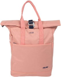 MILAN Mochila cierre superior enrollable serie 1918 rosa