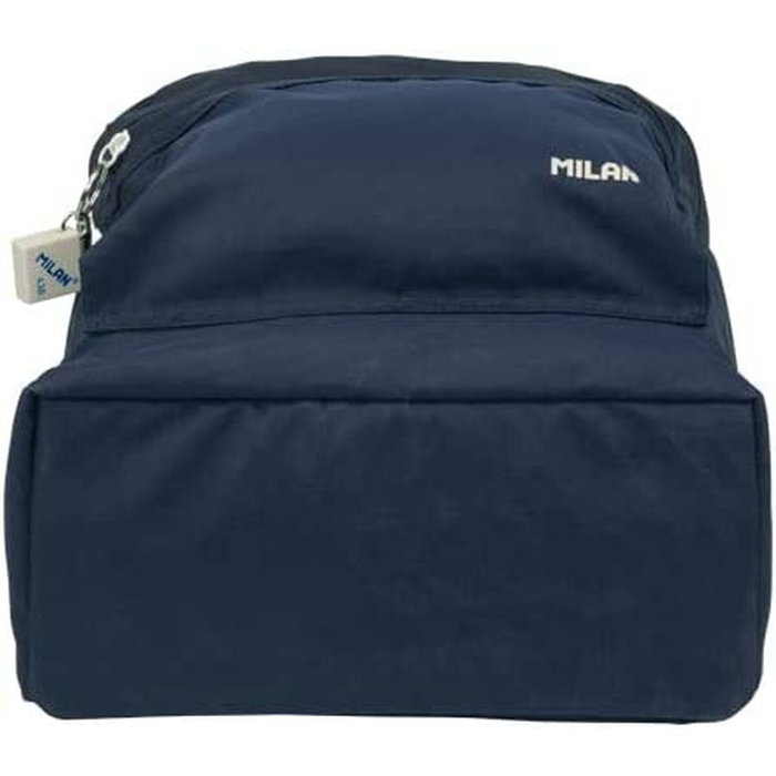 Milan Mochila Urbana Clásica Serie 1918 22 L Azul Marino Tejido Ripstop