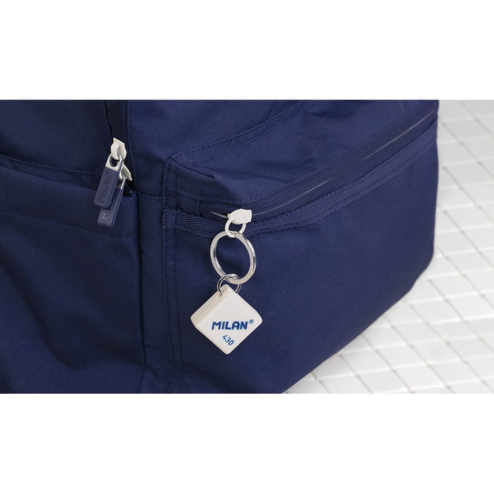 Milan Mochila Urbana Clásica Serie 1918 22 L Azul Marino Tejido Ripstop