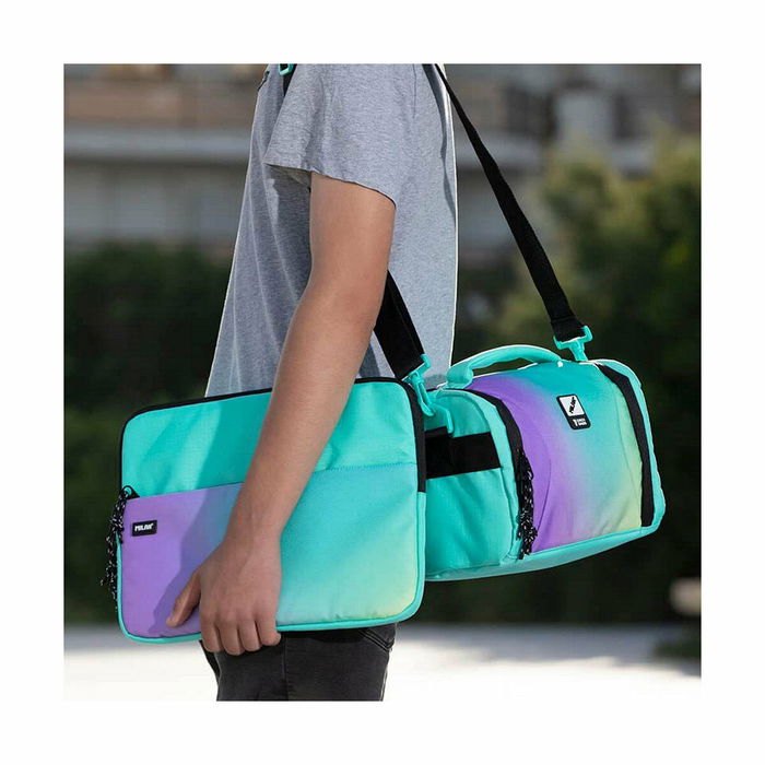 Milan bolsa isotérmica porta alimentos gran capacidad 5l sunset verde merendera fiambrera