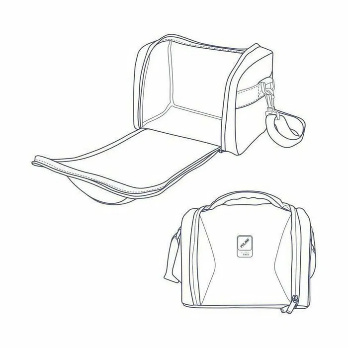 Milan bolsa isotérmica porta alimentos gran capacidad 5l sunset verde merendera fiambrera