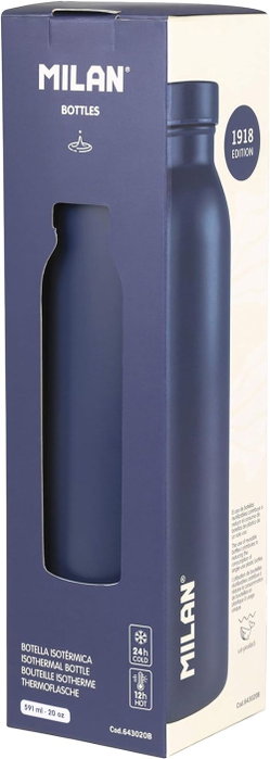 Milan Botella Isotérmica Edición 1918 591 ml Azul Marino