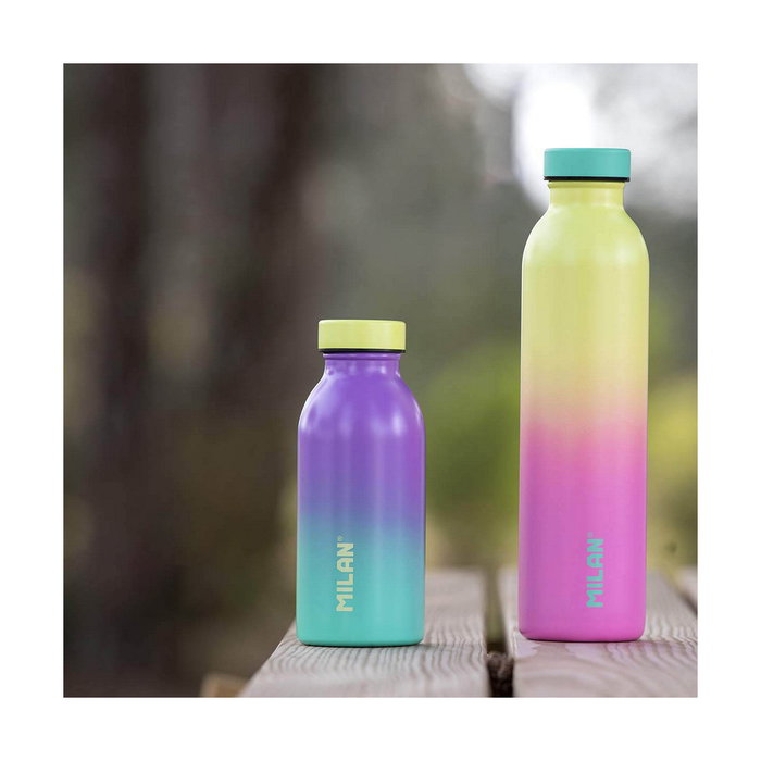 Milán Botella Isotérmica Edición Sunset Amarillo y Rosa 591 ml Milán Botella Isotérmica Edición Sunset Amarillo y Rosa 591 ml