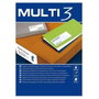 Multi-3 Etiquetas Adhesivas 70x35mm Blanco
