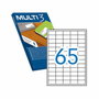 Multi-3 Etiquetas Adhesivas A4 38x21,2mm Blanco