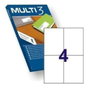 Multi-3 Etiquetas Adhesivas 105x148mm Blanco