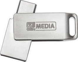 My Media Pendrive 128GB High Speed Dual USB-C-USB-A 3.2 Unidad Flash 2 en 1