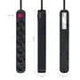Nanocable Regleta de 6 Tomas con Interruptor, 1.4 m, Negro