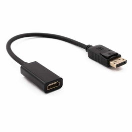 Nilox Adaptador DisplayPort a HDMI Macho a Hembra Negro